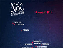 Tablet Screenshot of nocnaukowcow.pl
